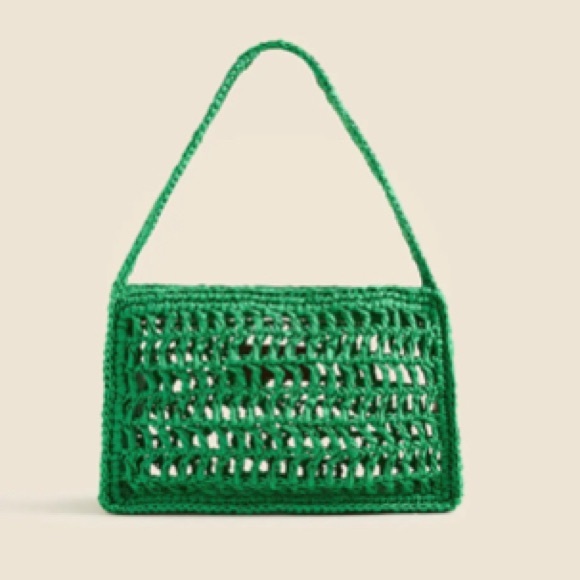 J.Crew Paros open-weave bag in straw - NWT - Picture 1 of 5